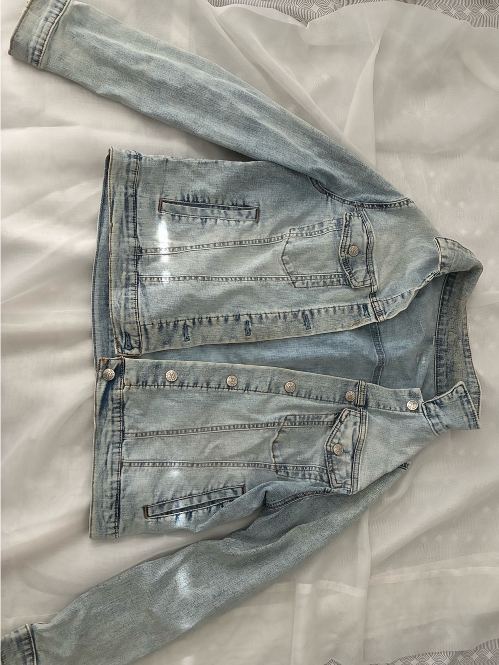 Seven7 Women’s light blue denim Jean Jacket